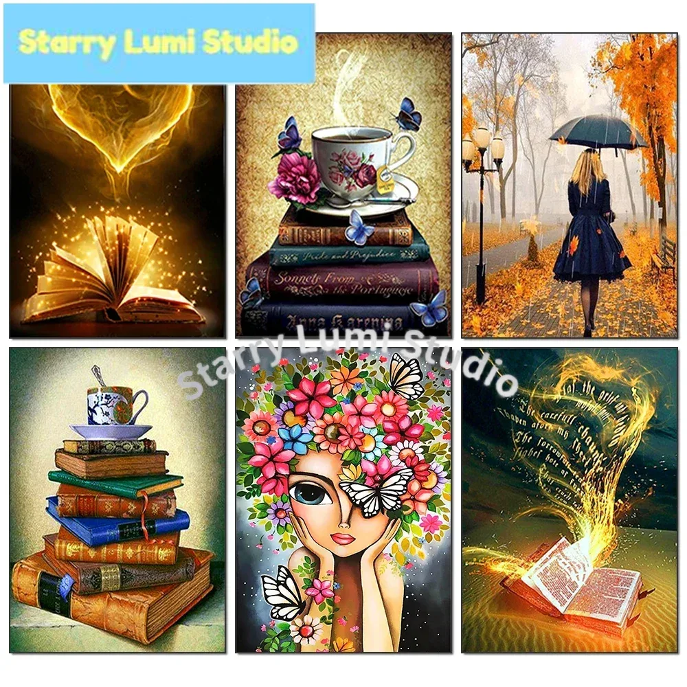 5D Diamond Painting Book Coffe - огляд і ціна Resin Art Wall