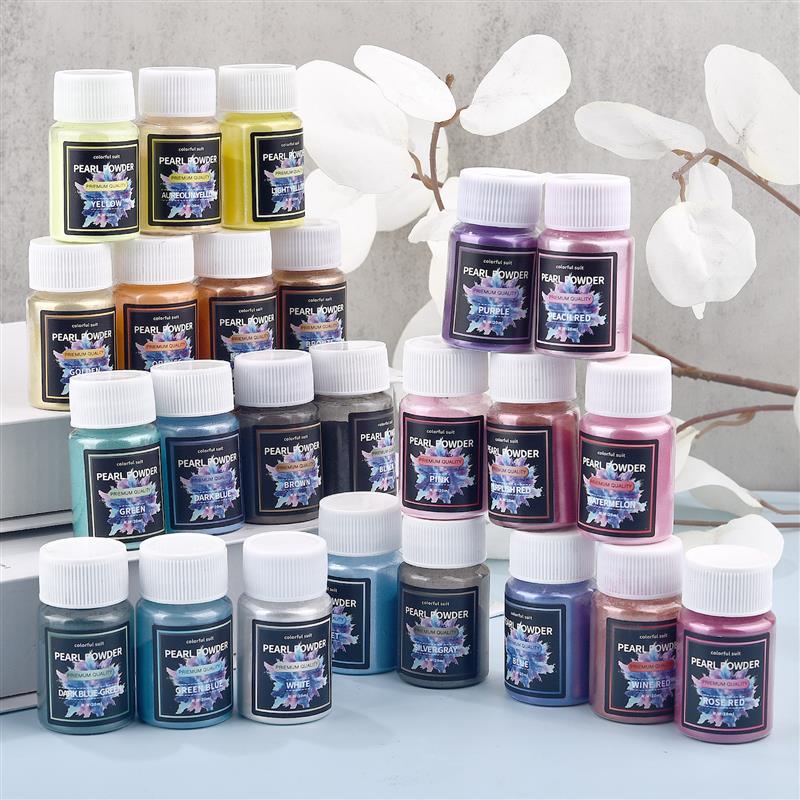 6/24/30Colors Epoxy Resin Dye  - огляд і ціна Pearl Powder Resin