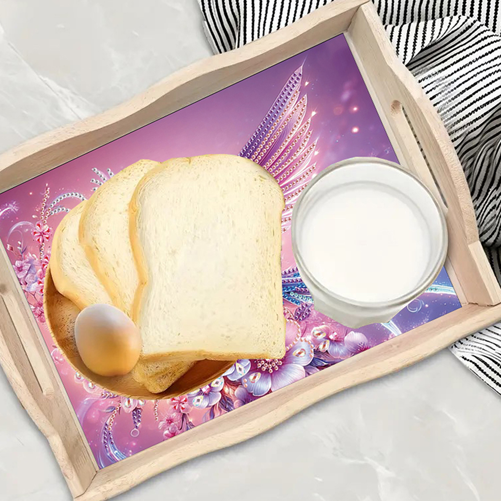 Large Size Diamond Painting Wo - огляд і ціна Resin Art Wooden Tray