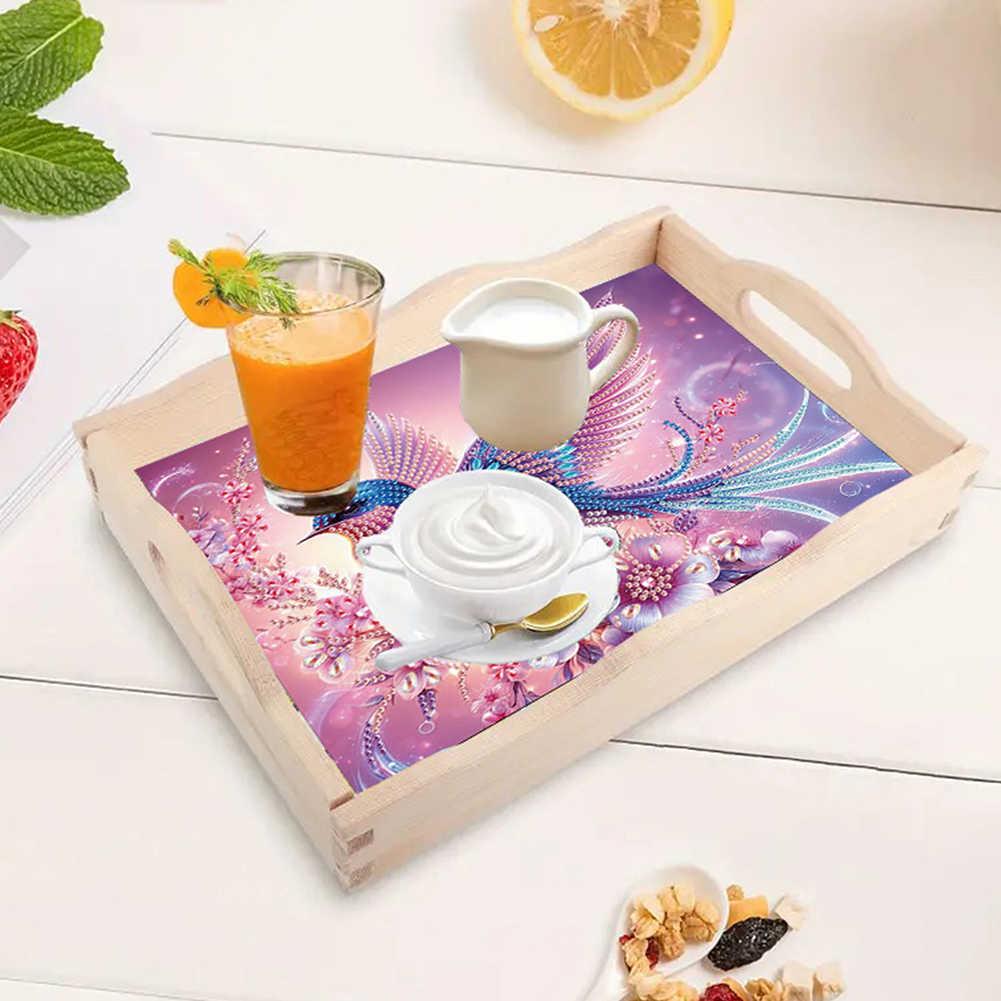 Large Size Diamond Painting Wo - огляд і ціна Resin Art Wooden Tray