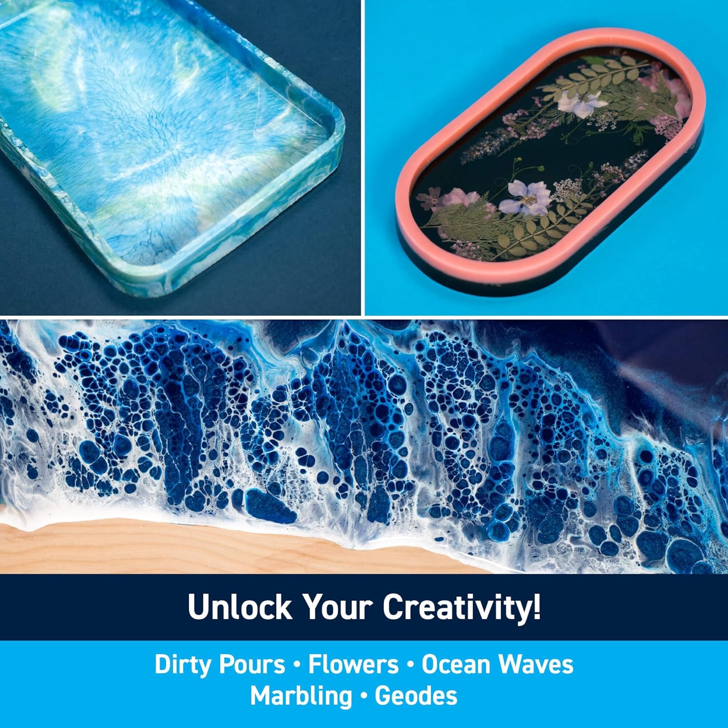 Epoxy Resin Kit 32 Oz Quart wi - огляд і ціна Resin Art Ratio