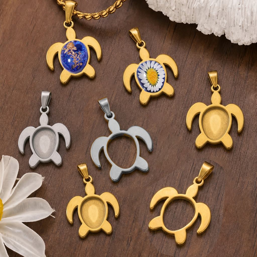 5pcs Stainless Steel Turtle Pe - огляд і ціна Resin Art For Sale