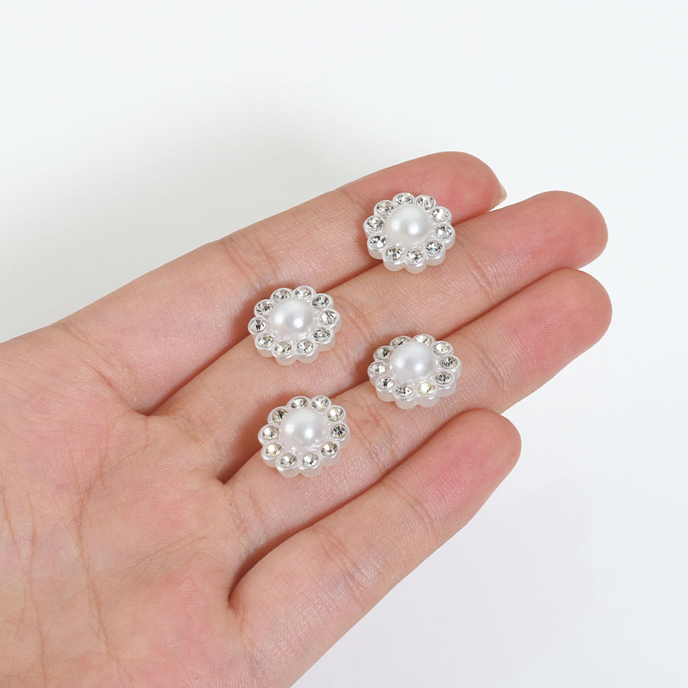50pcs White Flat Imitation Pea - огляд і ціна Resin Art For Sale