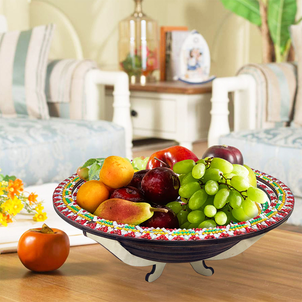 DIY Diamond Painted Wooden Din - огляд і ціна Resin Art Wooden Tray