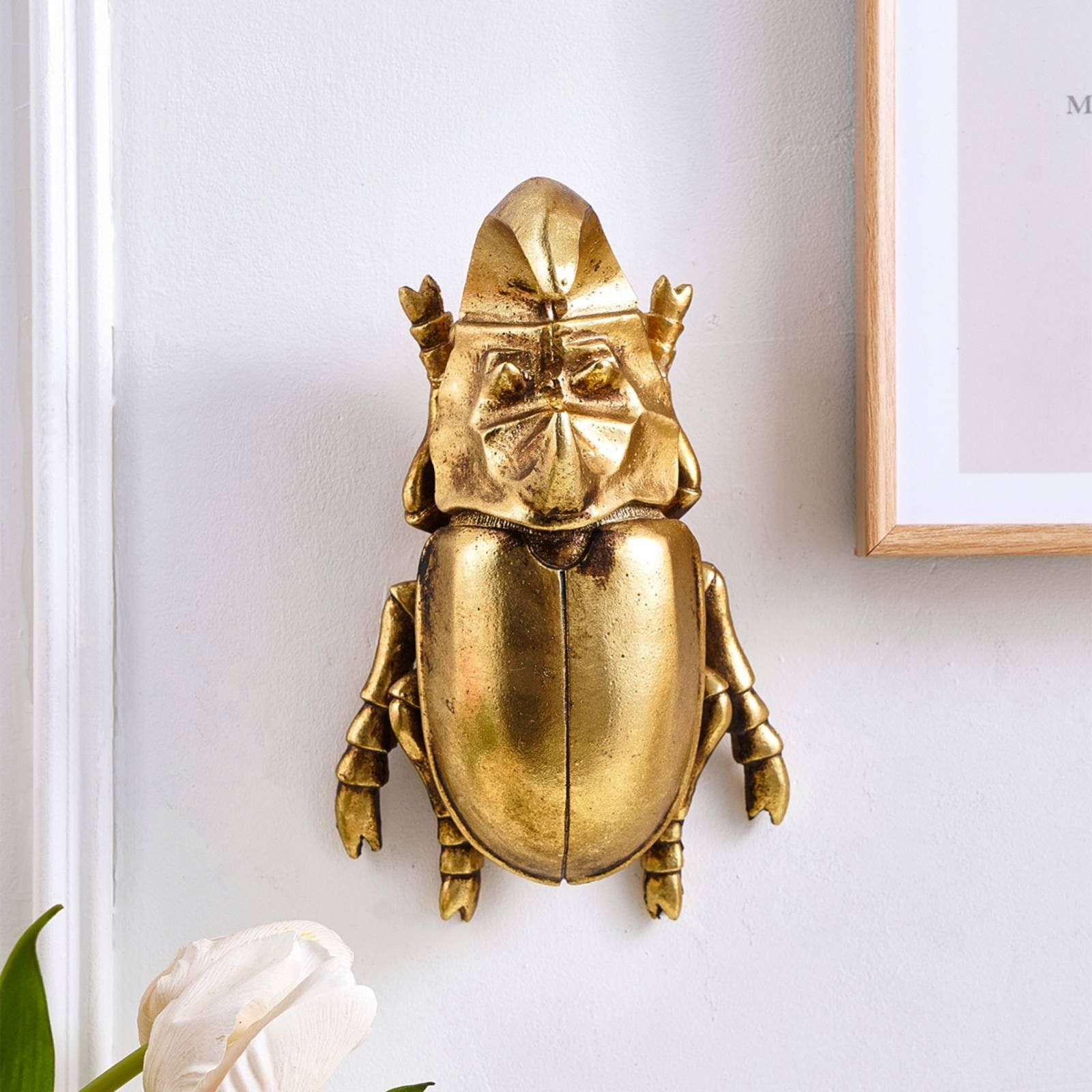 Rhinoceros Beetle Wall Hanging - огляд і ціна Resin Art Wall