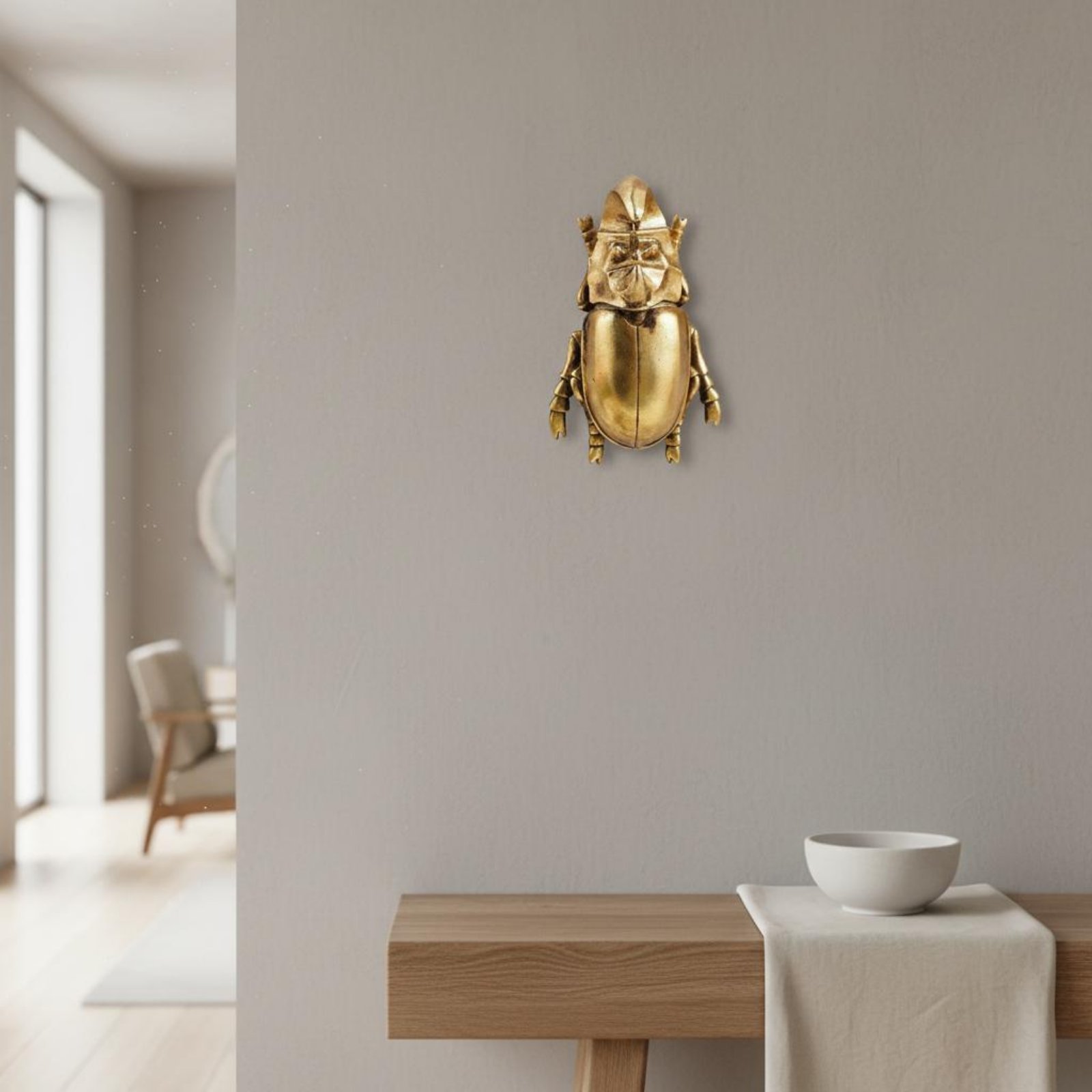 Rhinoceros Beetle Wall Hanging - огляд і ціна Resin Art Wall