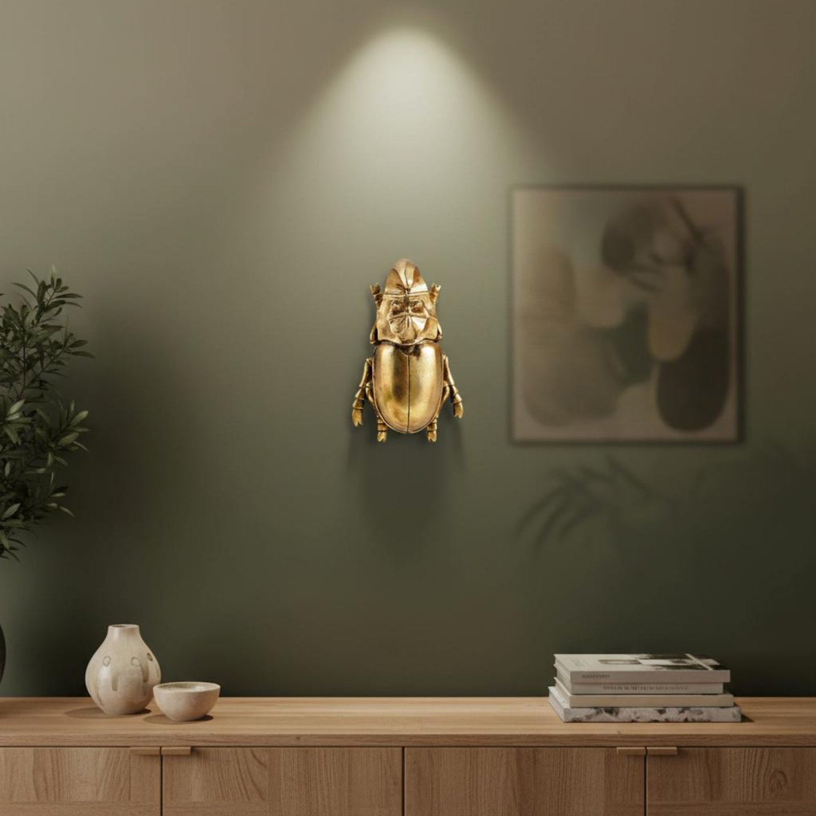 Rhinoceros Beetle Wall Hanging - огляд і ціна Resin Art Wall