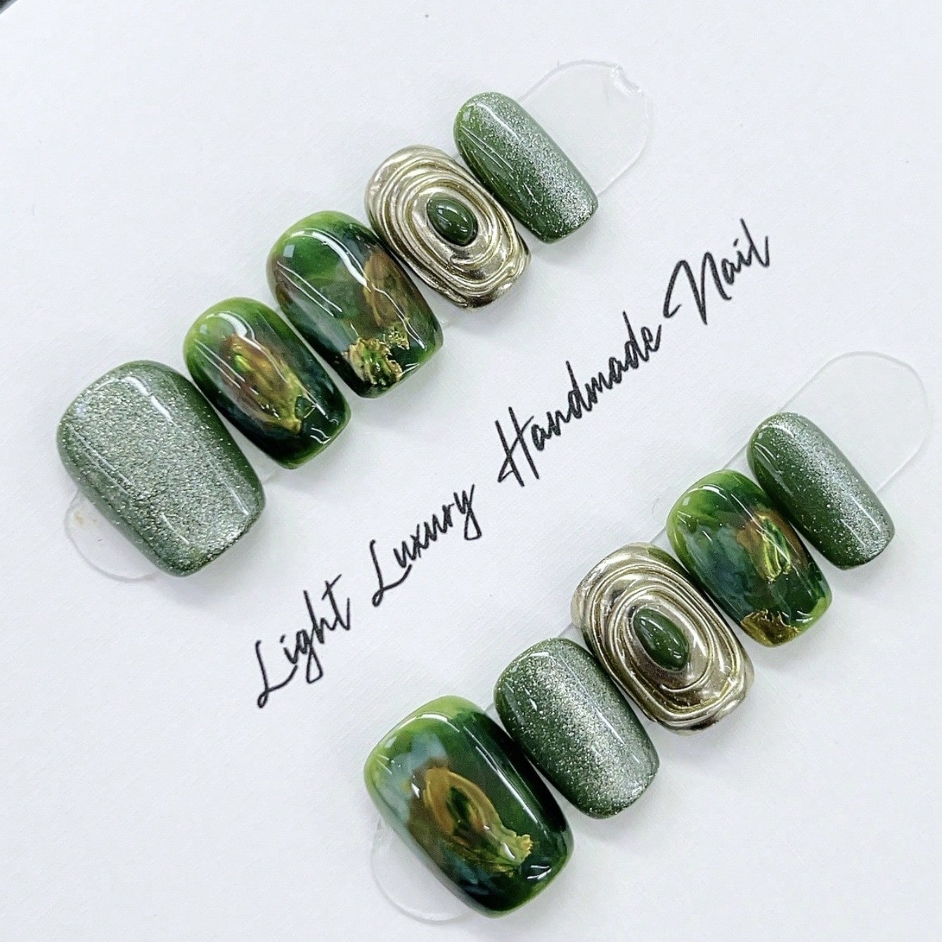 10pcs pure hand pressed short  - огляд і ціна Resin Art Glitter