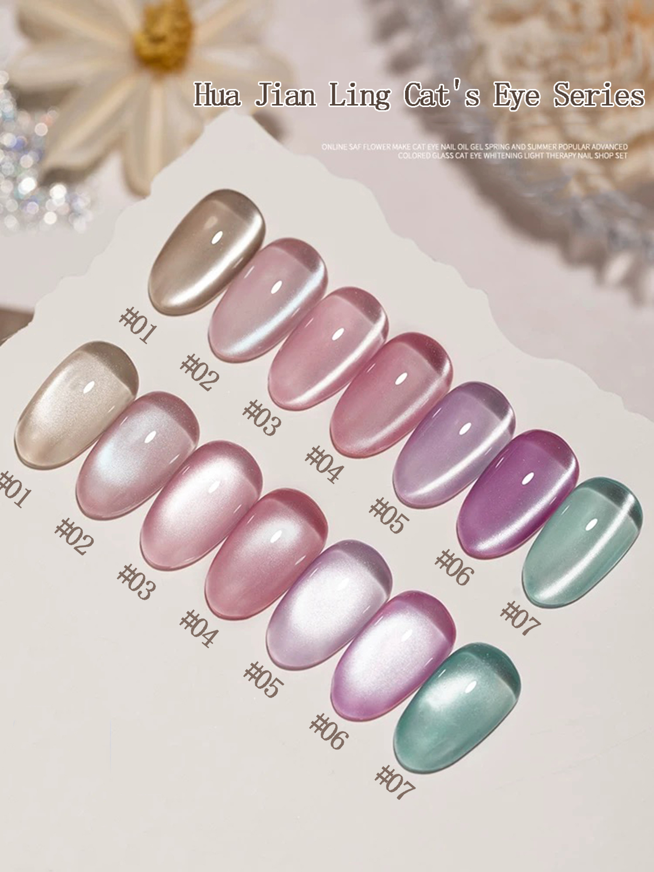 1-16PCS White Pink Ice Clear M - огляд і ціна Resin Art Glitter