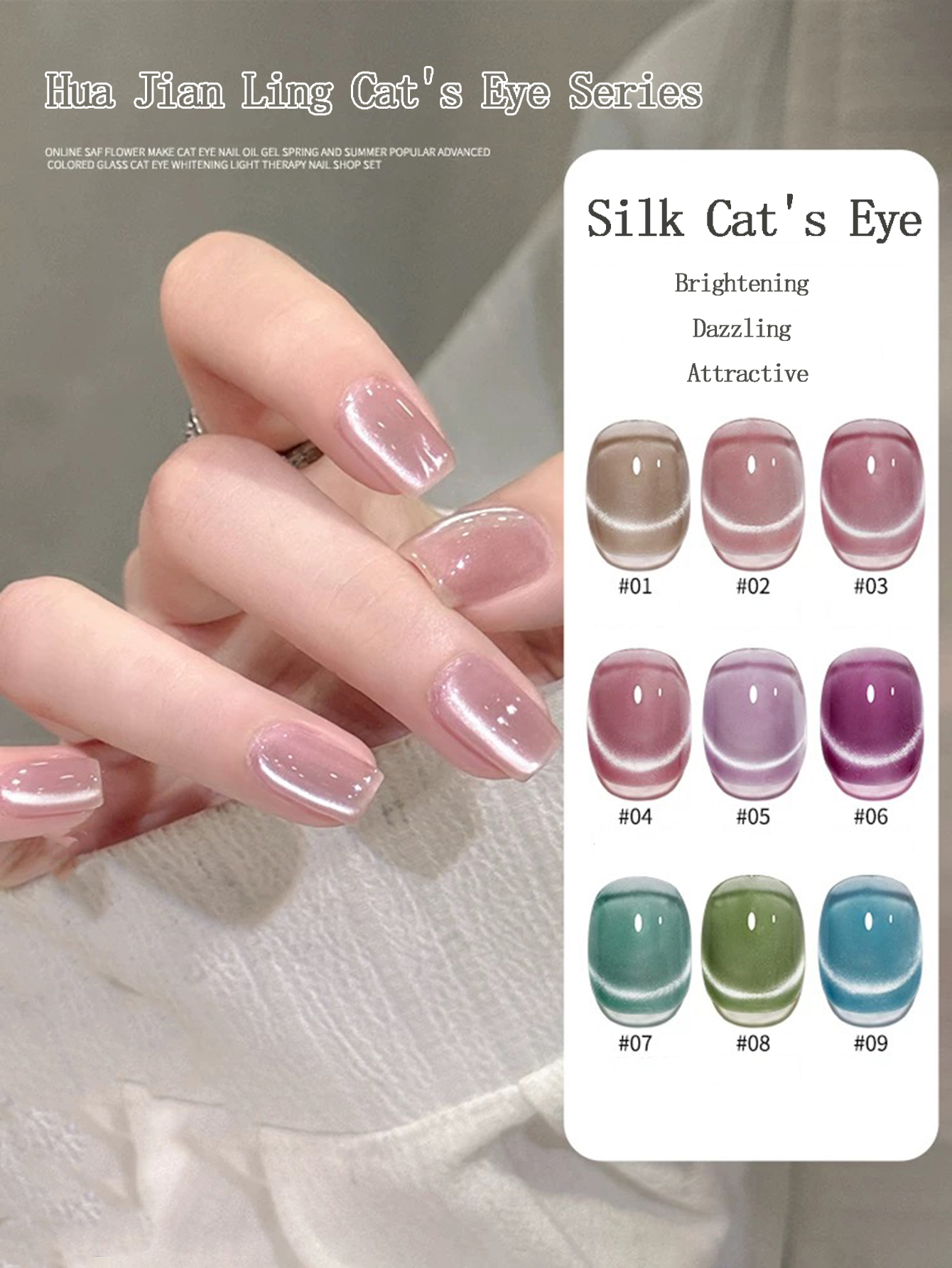 1-16PCS White Pink Ice Clear M - огляд і ціна Resin Art Glitter