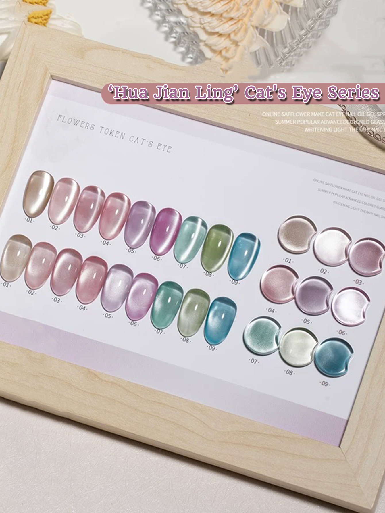 1-16PCS White Pink Ice Clear M - огляд і ціна Resin Art Glitter