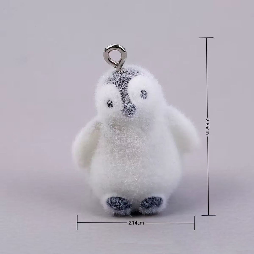 5pcs Flocking Small Penguin Re - огляд і ціна Resin Art For Sale