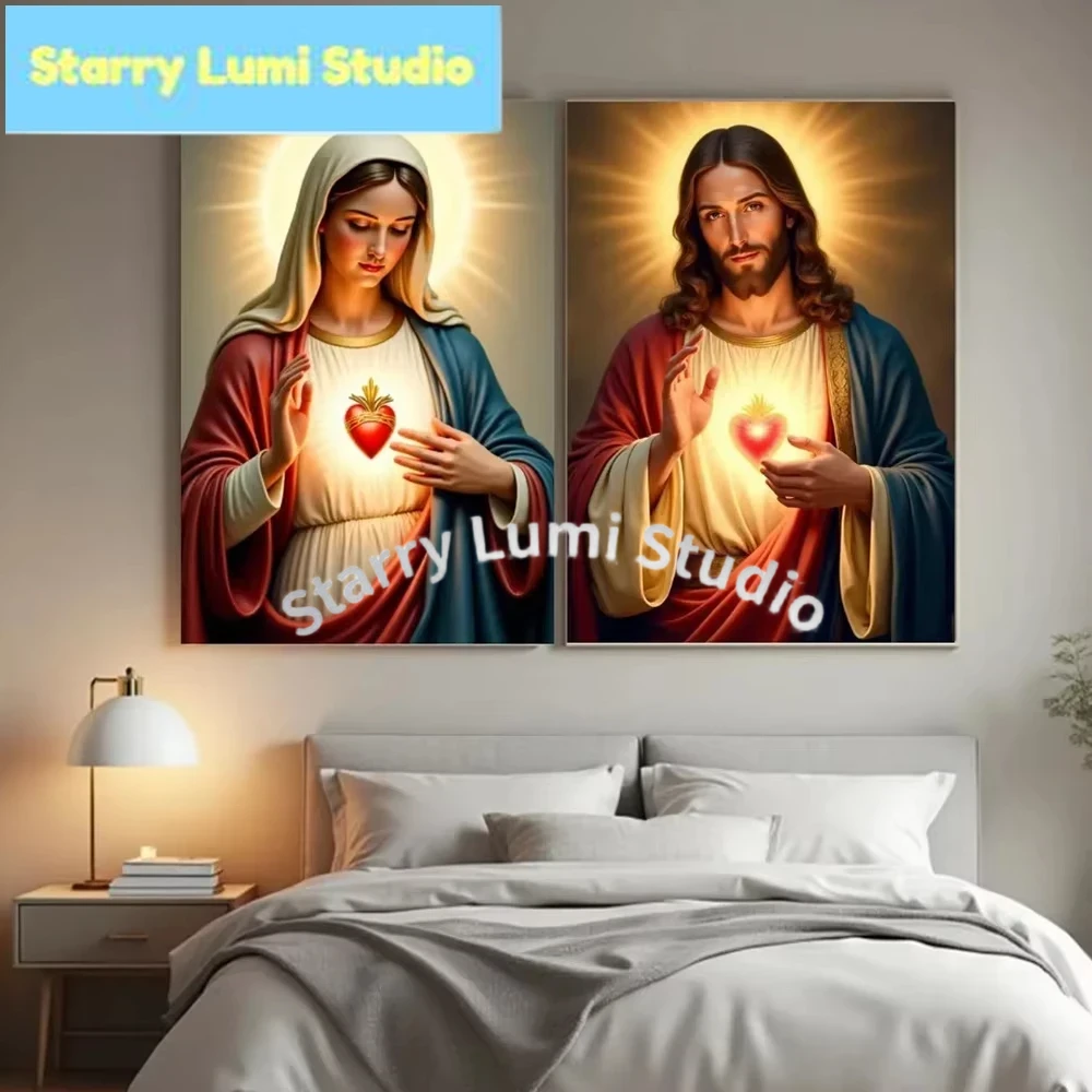 Virgin Mary And Jesus Holy Chi - огляд і ціна Resin Art Mary